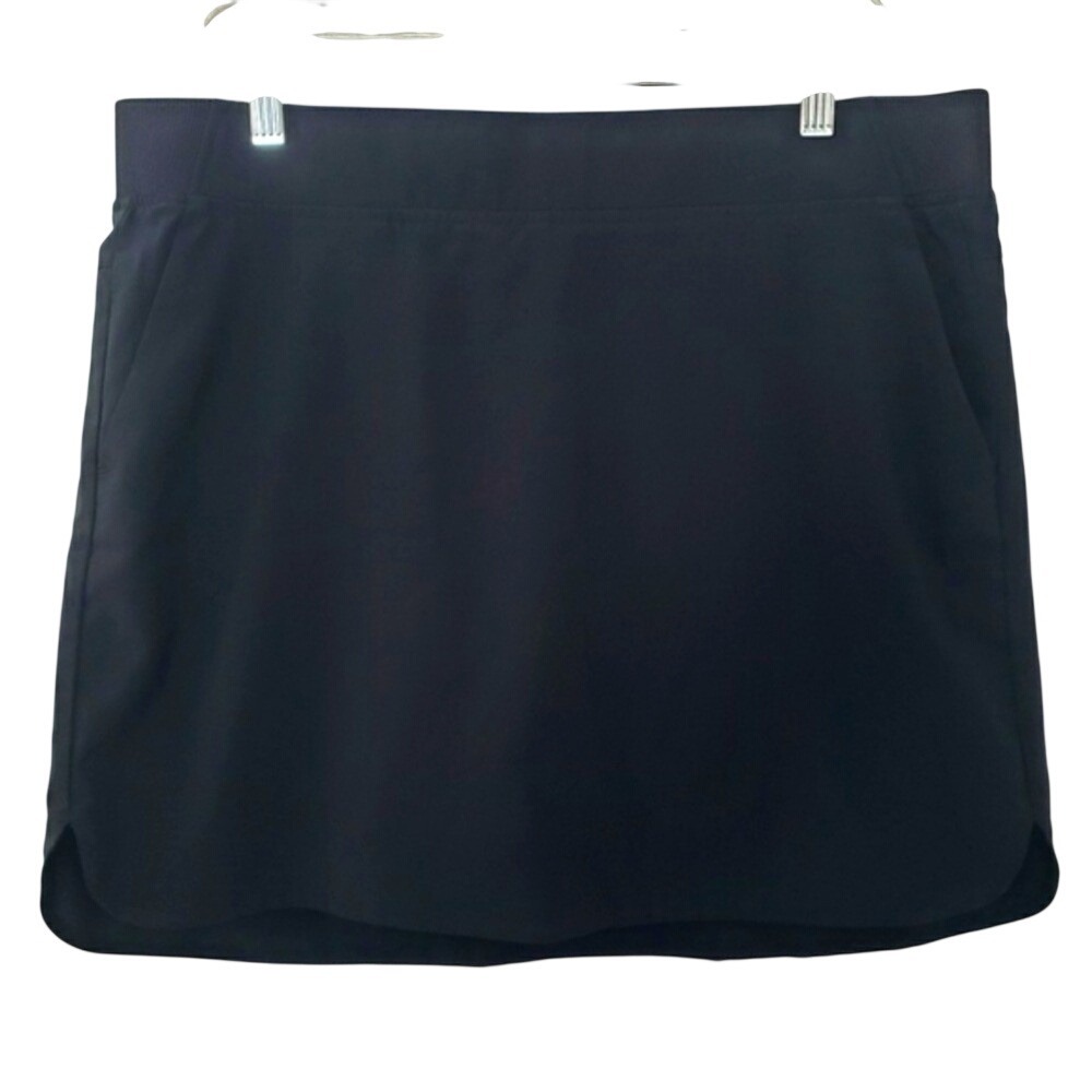 Cypress Club Womens Black Athletic‎ Golf Tennis Skort Pockets Size L RN 91870